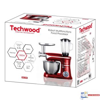 ROBOT MULTIFONCTION TECHWOOD TRP-1355 ROUGE