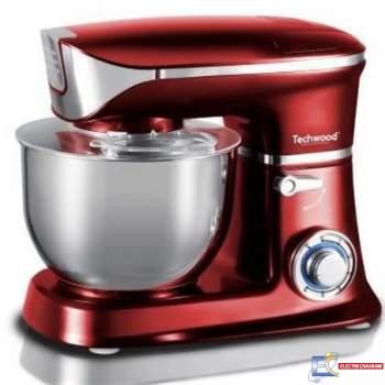 Robot pétrin TECHXOOD 1300W 6.5L Rouge - TCDR-135