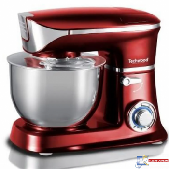 Robot pétrin TECHXOOD 1300W 6.5L Rouge -TCDR-135