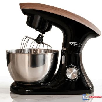 Robot Pétrin FLORENCE SM-1559-5 6 Vitesses - 8L - 2000W - Noir