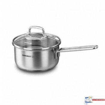 Saucepan PERLA w/Lid Korkmaz 16x8 cm / 1,6 L - Inox - A1648