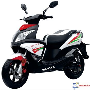 Scooter ZIMOTA Evo Rouge/Noir - 49CC