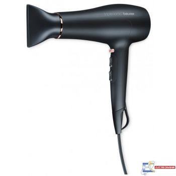 Sèche Cheveux BEURER HC 50 2200W - Noir - Triple Fonction Ionique