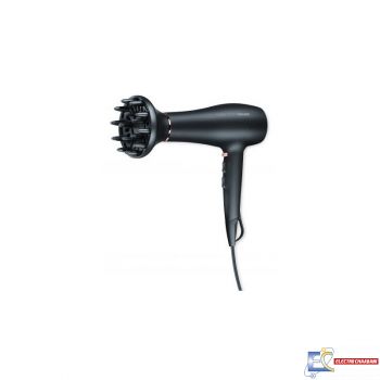 Sèche Cheveux BEURER HC 50 2200W - Noir - Triple Fonction Ionique