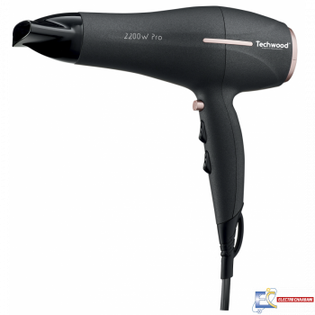 Sèche Cheveux Pro TECHWOOD TSC-2296 2200W - Noir