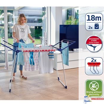 Sèche Linge LEIFHEIT Pegasus 81514 - 81514 87 x 157 x 66 cm - Blanc