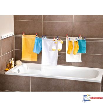 Séchoir Mural LEIFHEIT Rollfix 210 Longline - 83040 - Blanc