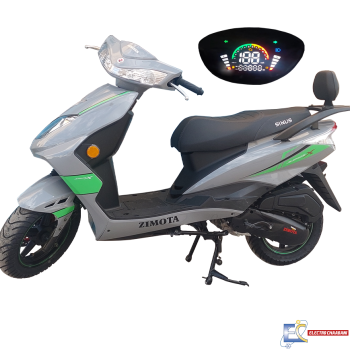 Scooter ZIMOTA SINUS X 124cc - GRIS-VERT