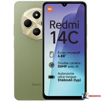 Smartphone XIAOMI Redmi 14C 6Go 128Go - Vert
