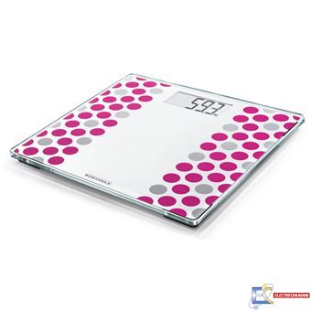 Pèse-personne numérique Plastique Blanc/Rose Soehnle 63846 Style Sense Compact 300