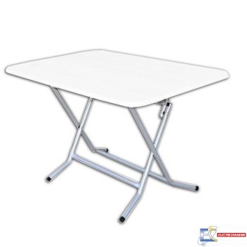 Table Rectangulaire SOTUFAB PVC 100x80 cm - Blanc - TC00012BC