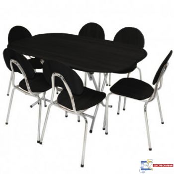 Table Pliante SOTUFAB Ovale 146*94 cm PVC - Noir - TC00011N