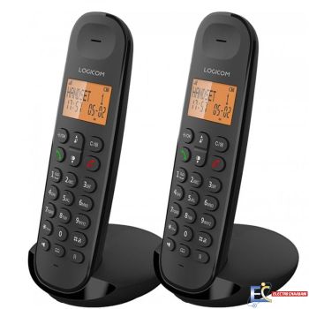 Téléphone Sans Fil DECT LOGICOM ILOA 250 Duo - Noir