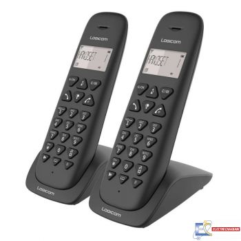 Téléphone sans fil Dect Logicom Vega 250 Duo - Noir