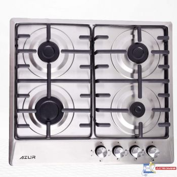 Plaque De Cuisson Azur AZ-6410 4 Feux 60Cm Inox