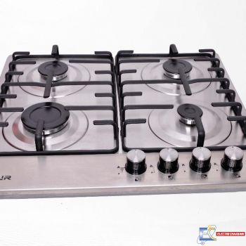 Plaque De Cuisson Azur AZ-6410 4 Feux 60Cm Inox