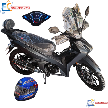 Motocycle UNISCOOT TIGER 125CC - Noir