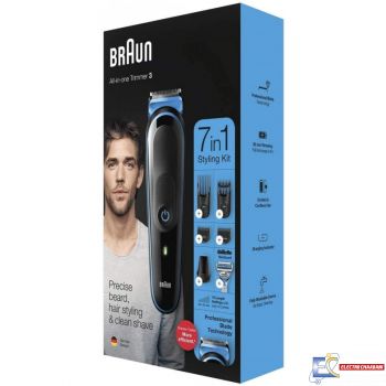 Tondeuse à barbe Braun 7en1 MGK3242 - Noir