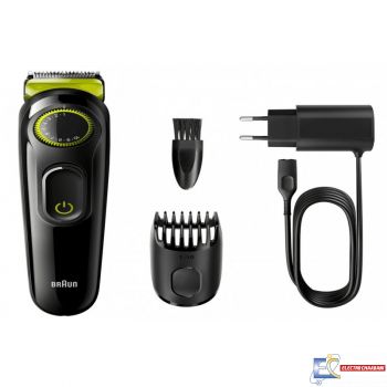 Tondeuse À Barbe Rechargeable BRAUN BT3221 - Noir