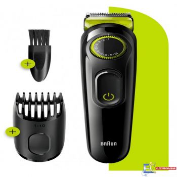 Tondeuse À Barbe Rechargeable BRAUN BT3221 - Noir