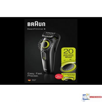 Tondeuse À Barbe Rechargeable BRAUN BT3221 - Noir