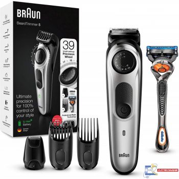 Tondeuse à Cheveux et Barbe BRAUN BT5265 - Silver