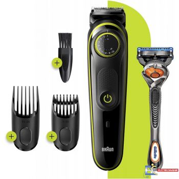 Tondeuse Cheveux et barbe Braun BT3241+ Rasoir Gillette Fusion5 ProGlide