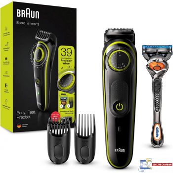 Tondeuse Cheveux et barbe Braun BT3241+ Rasoir Gillette Fusion5 ProGlide