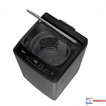 Machine à laver Automatique Top Loader Hisense WTJA1301T - 13 Kg - Silver Titanium