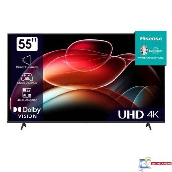 Téléviseur HISENSE 55'' Smart 55A6K - UHD 4K