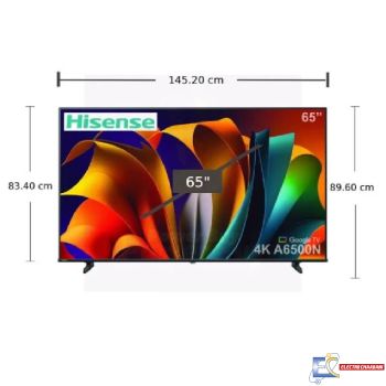 TV DLED Hisense A6500N 65" Smart 4K UHD Google TV - Noir