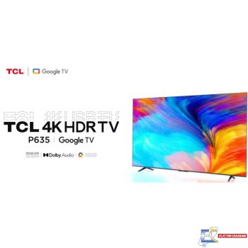Téléviseur TCL P635 50" LED UHD 4K  50P735 Smart TV - Google TV - Noir