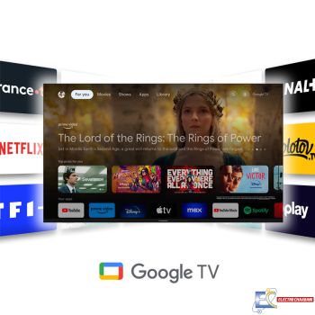 Téléviseur THOMSON 43" 43UG4S14 4K UHD Side Feet Google Tv - Noir