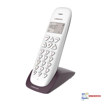 TÉLÉPHONE SANS FIL DECT LOGICOM VEGA 150 - AUBERGINE