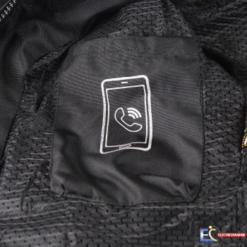 Veste Moto Axor diva pour femme - Noir/Rouge - XL