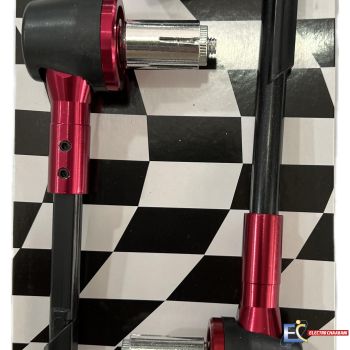 PAIRE GARDE MAIN LUX EMBOU - ROUGE