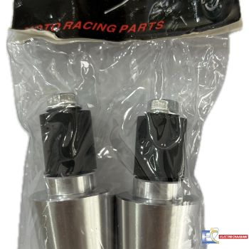 PAIR EMBOUT DE GUIDON SKIN - GRIS