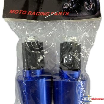 PAIR EMBOUT DE GUIDON SKIN - BLEU