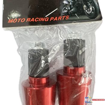 PAIR EMBOUT DE GUIDON SKIN - ROUGE