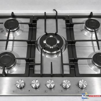 Plaque Encastrable Franco FR-453 IF 70 Cm - 5 Feux - Inox