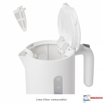 Bouilloire CLATRONIC WK 3452 BL - 1.8L - blanc