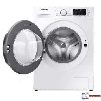 Lave Linge Frontale SAMSUNG Eco Bubble 7Kg Blanc - WW70TA046TE + Ariel 3in1 pods détergent alpine Offert