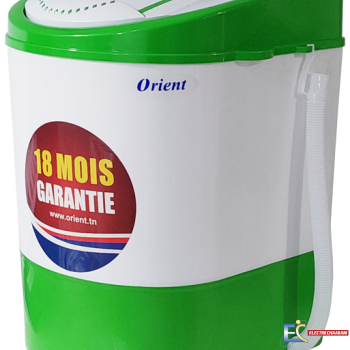 Lave Linge Semi Automatique Orient XPB1*3-9 3.5 Kg Blanc & Vert
