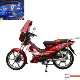 Motocycle FORZA POWER 107CC Digital - ROUGE + Carte Grise