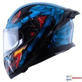 Casque AXOR Apex VENOMOUS BLEU/NOIR -XL