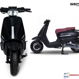 Scooter TENNIS 125cc Noir – Style Rétro & Équipements High-Tech