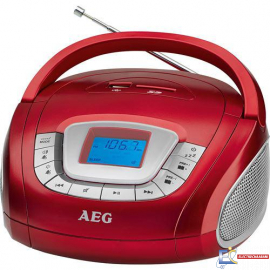 Radio AEG SD-USB-MP3 SR 4373 Rouge