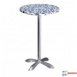 Table Ø70cm WERZALIT SOCLE 4 PIEDS ALU TPIZ028