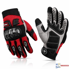 Gants de moto Axor Airstream - L -Rouge