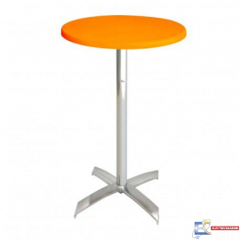 Table Ø60cm WERZALIT SOCLE X ALU TPIZ045